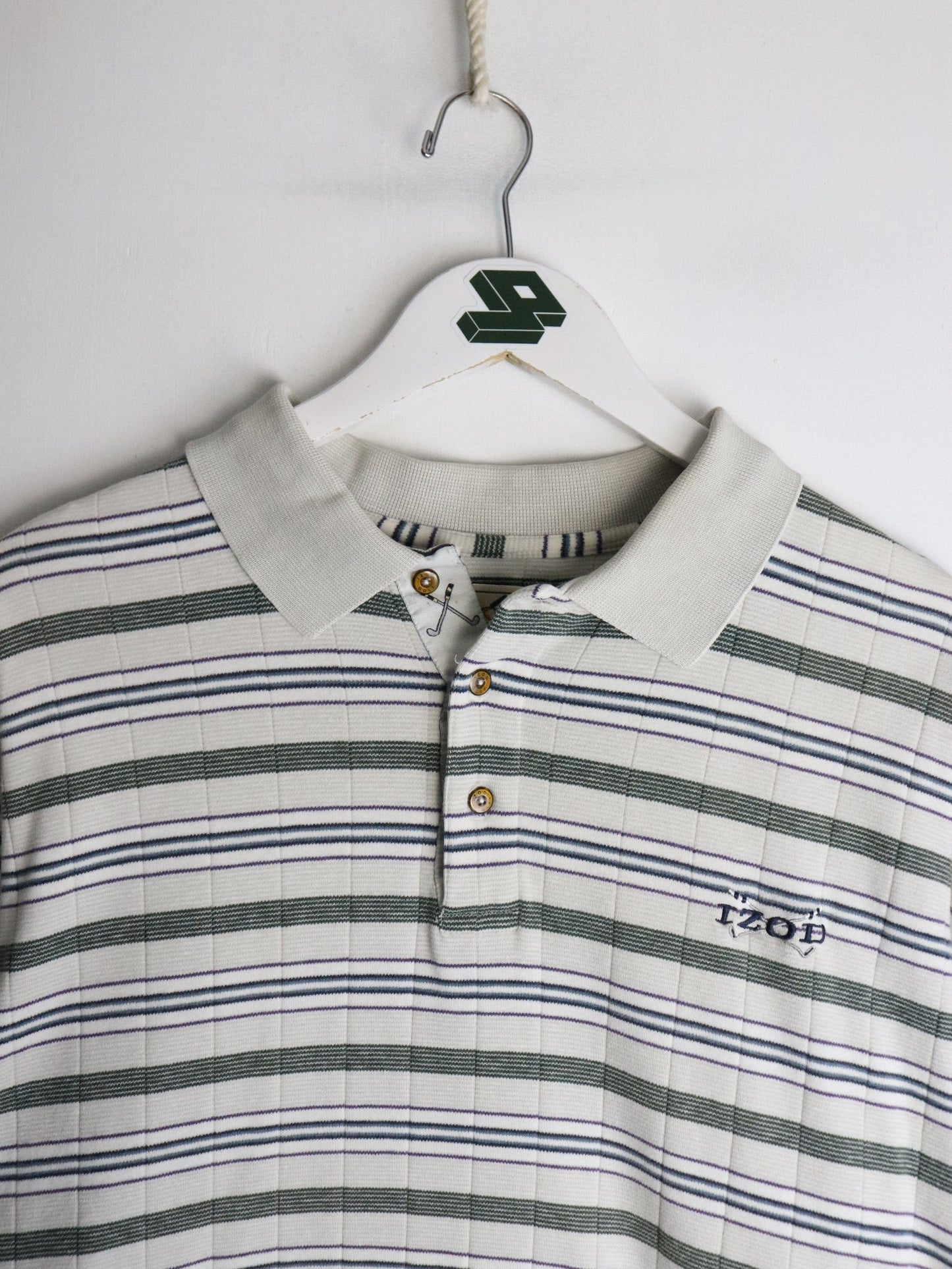 Vintage Izod Polo Shirt Mens XL Beige Golf from propervintagecanada