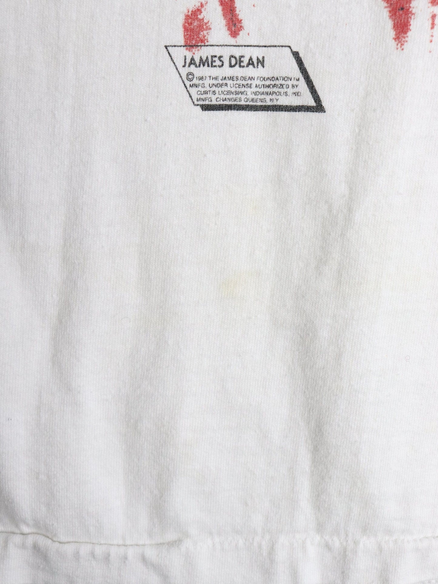Vintage James Dean T Shirt Mens Small White from propervintagecanada