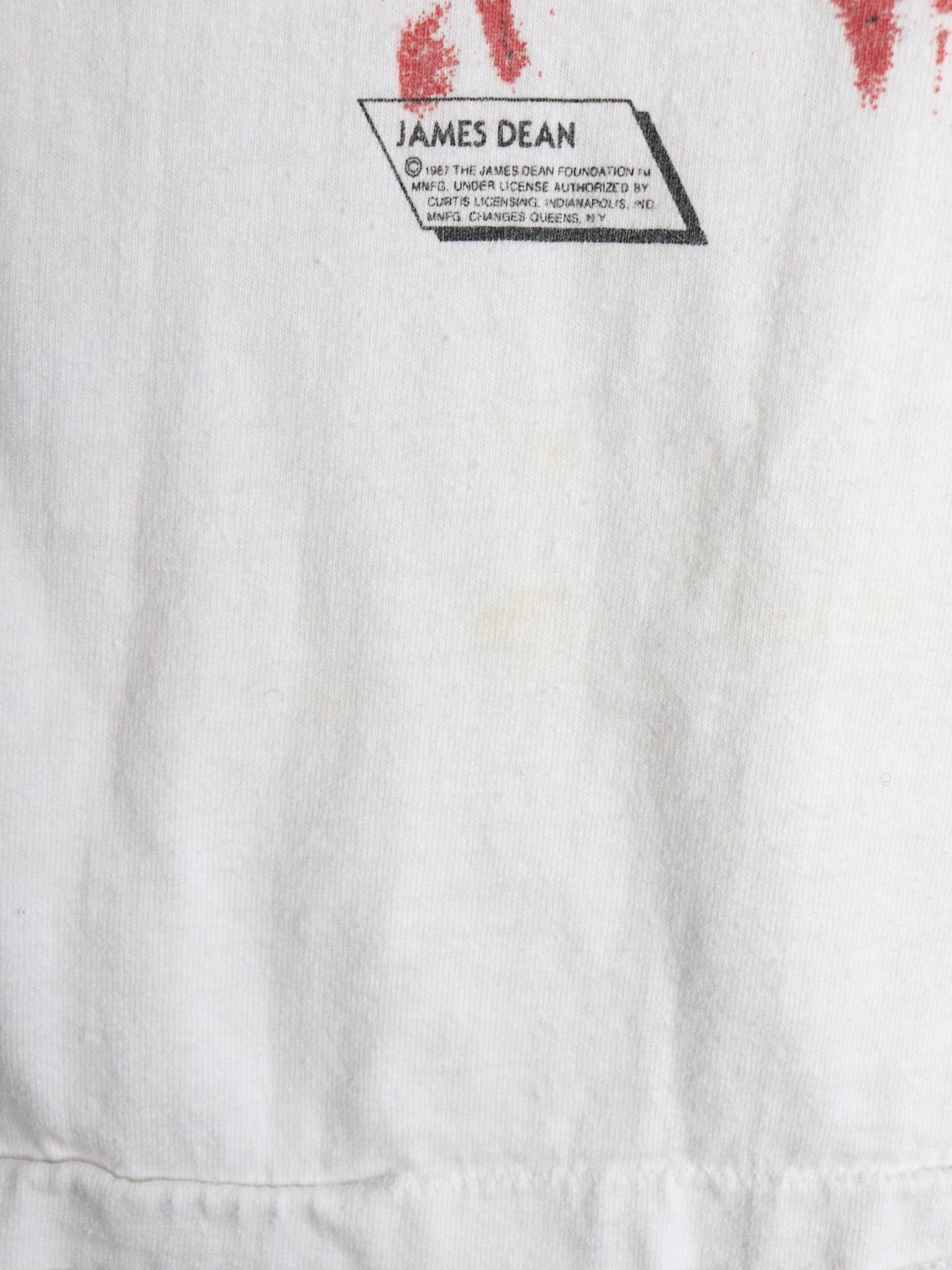 Vintage James Dean T Shirt Mens Small White from propervintagecanada