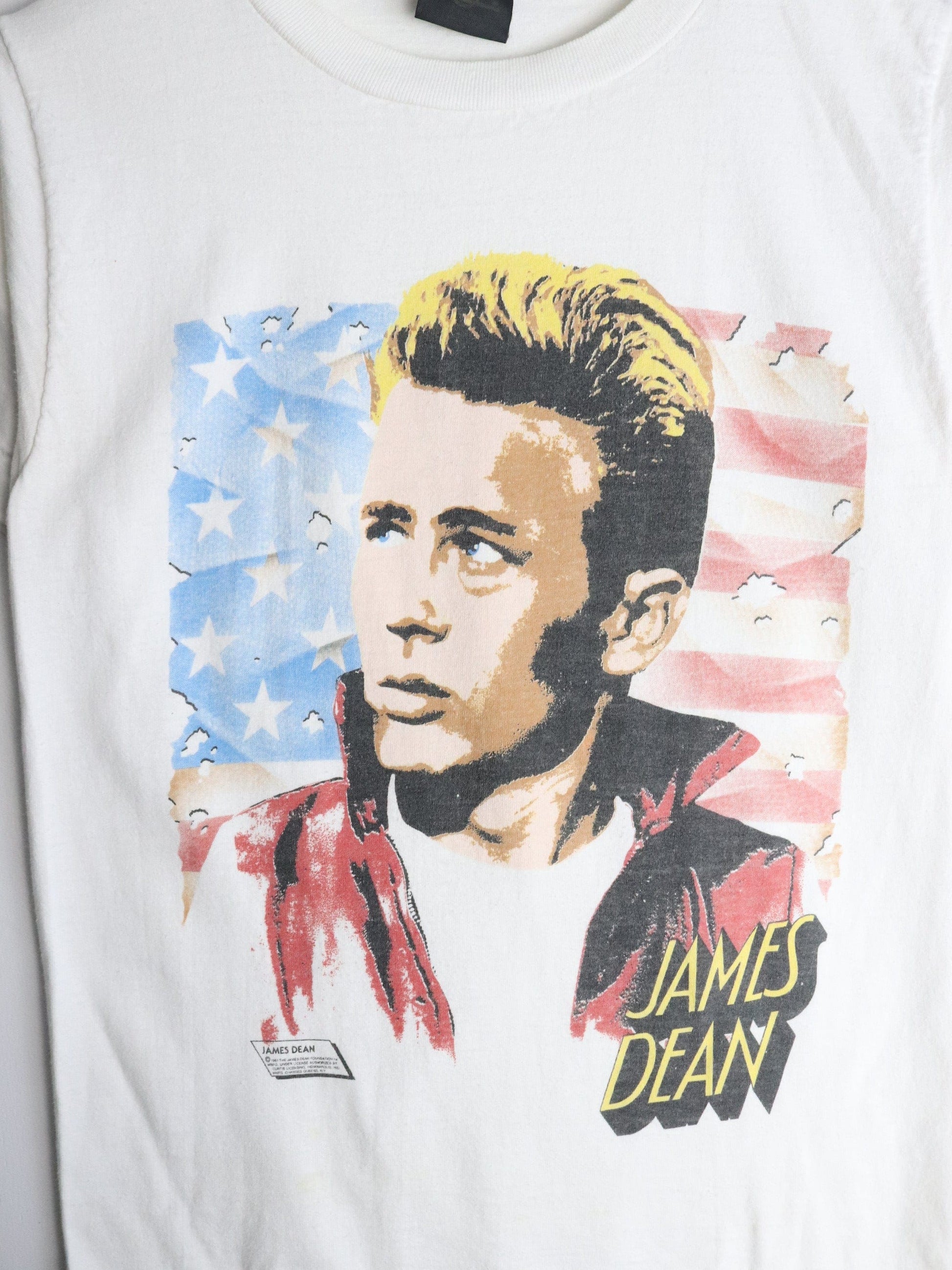 Vintage James Dean T Shirt Mens Small White from propervintagecanada