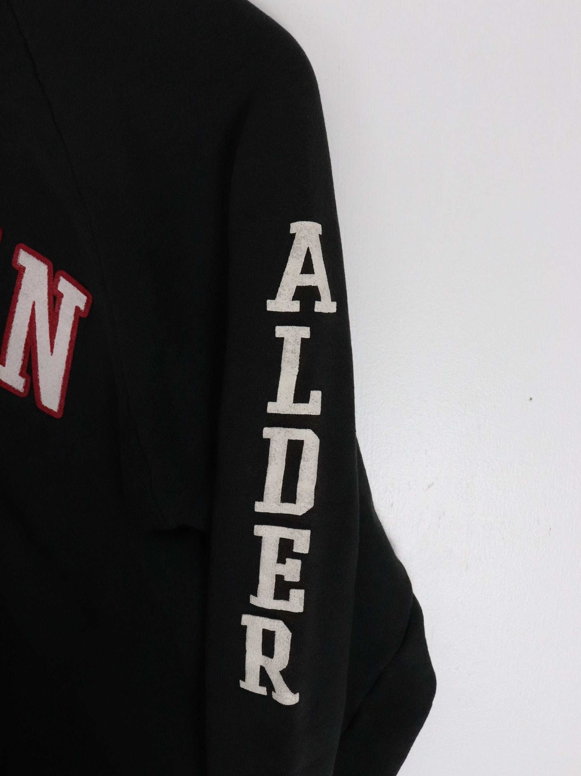 Vintage Jonathan Alder Sweatshirt Fits Mens Small Black College Sweater 90s