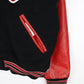 Vintage Jostens Jacket Mens XL Black Red Wool Varsity Coat