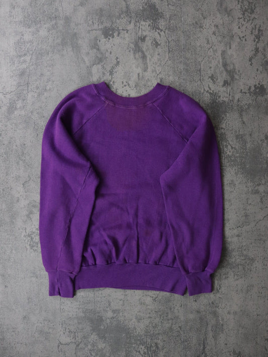 Vintage Kansas State University Sweatshirt Mens Small Purple 70s 80s College