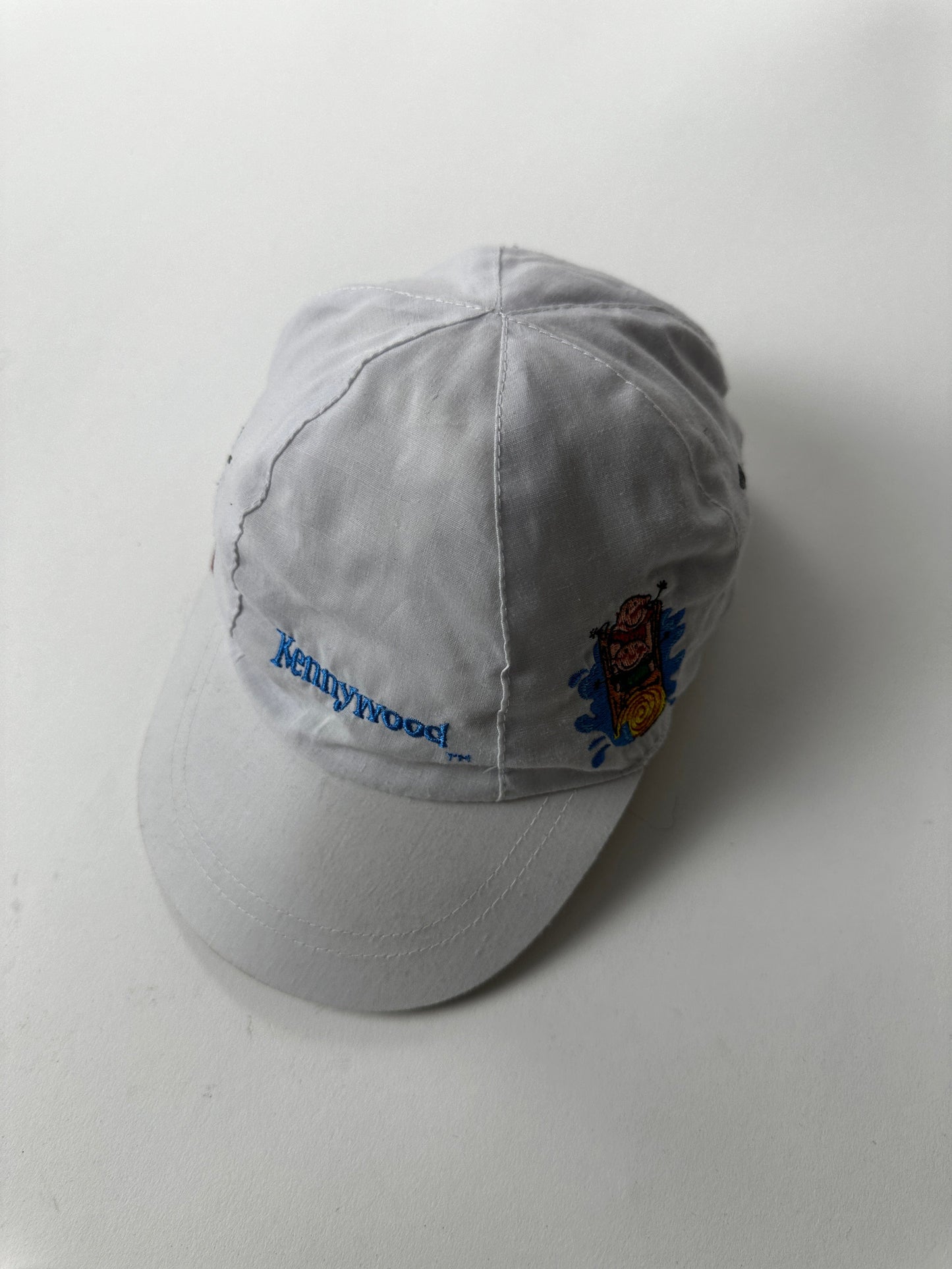Vintage Kennywood Hat Cap Youth Grey 90s