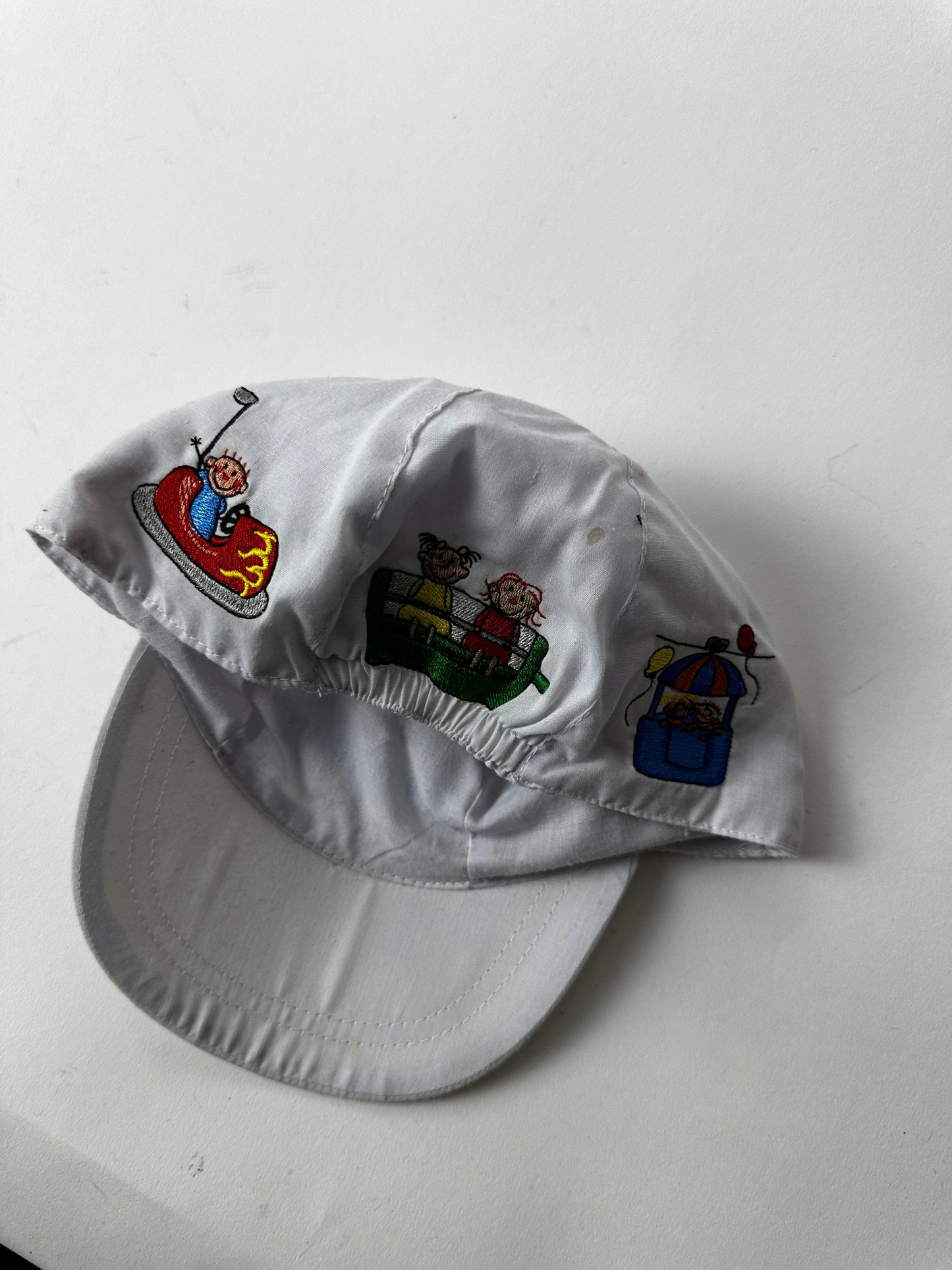 Vintage Kennywood Hat Cap Youth Grey 90s