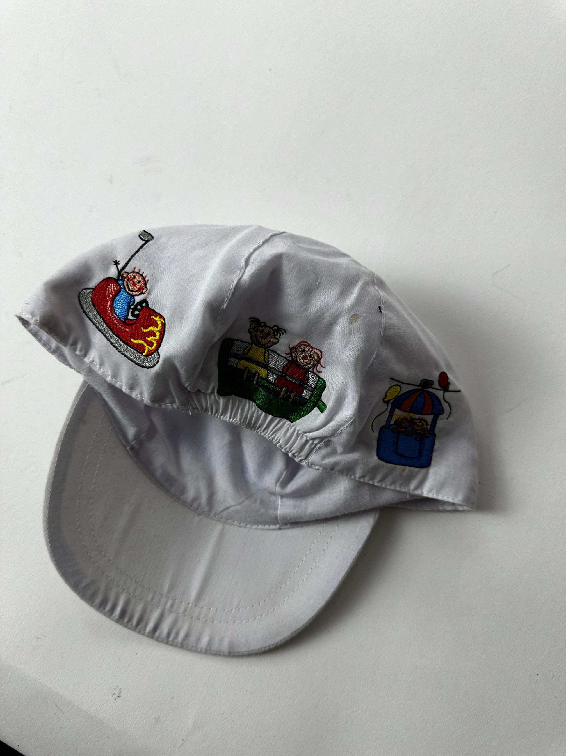 Vintage Kennywood Hat Cap Youth Grey 90s