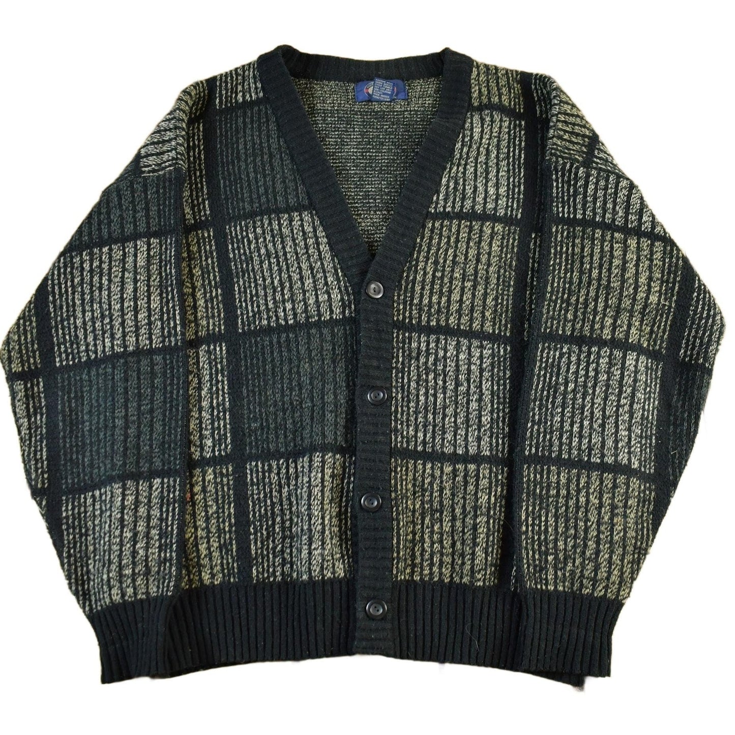 Vintage Knights Bridge Knit Cardigan Sweater Men's Medium from propervintagecanada