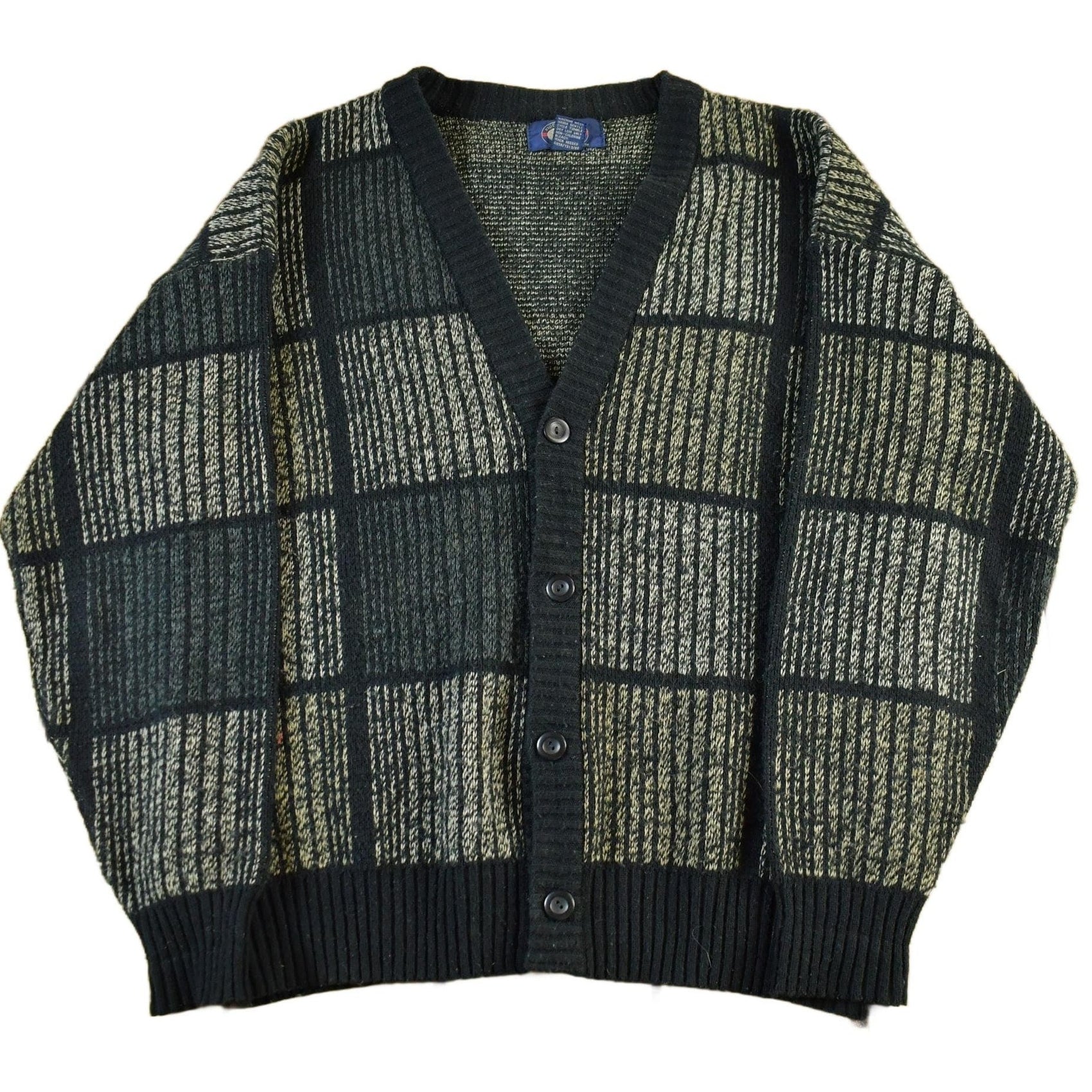 Vintage Knights Bridge Knit Cardigan Sweater Men's Medium from propervintagecanada