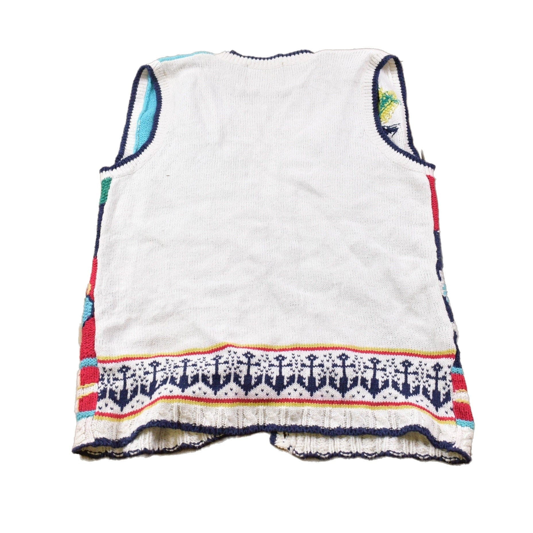Vintage Knitted Crystal Kobe Sweater Vest Men's Large from propervintagecanada