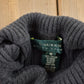 Vintage Knitted Polo Ralph Lauren Turtle Neck Sweater Women's M from propervintagecanada