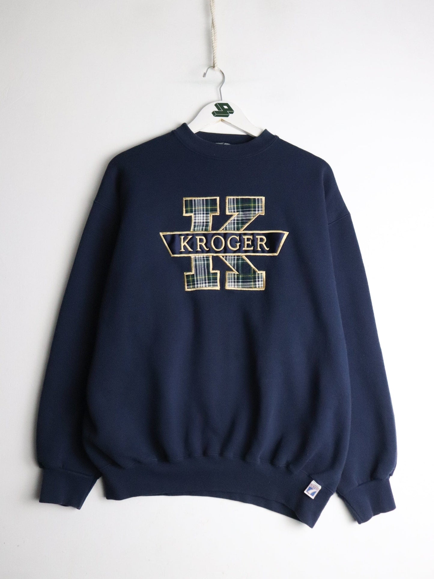 Vintage Kroger Sweatshirt Mens XL Blue from propervintagecanada