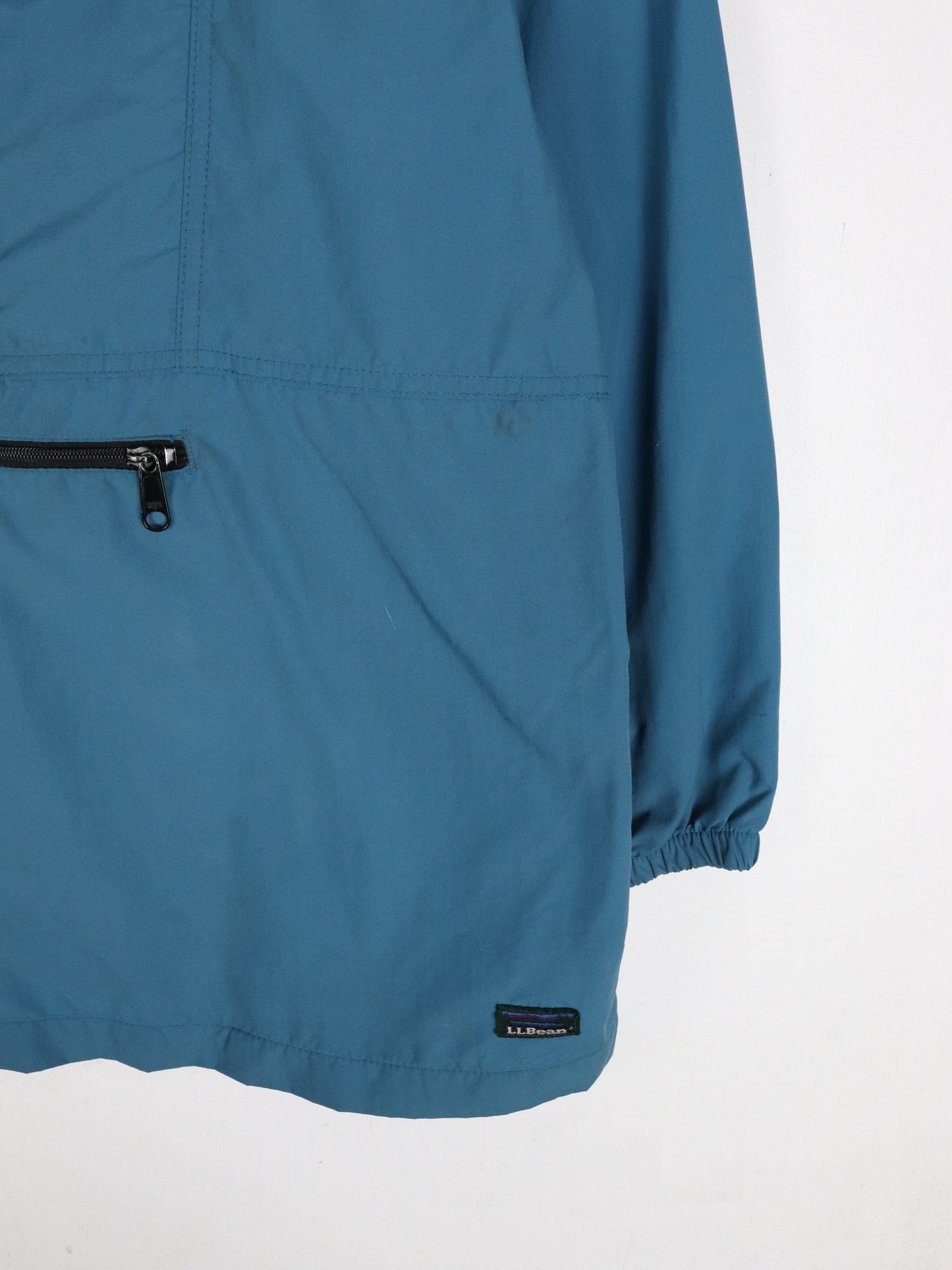 Vintage L.L. Bean Jacket Youth XL Blue Anorak Windbreaker from propervintagecanada