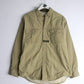 Vintage L.L. Bean Shirt Mens Medium Beige Lined from propervintagecanada