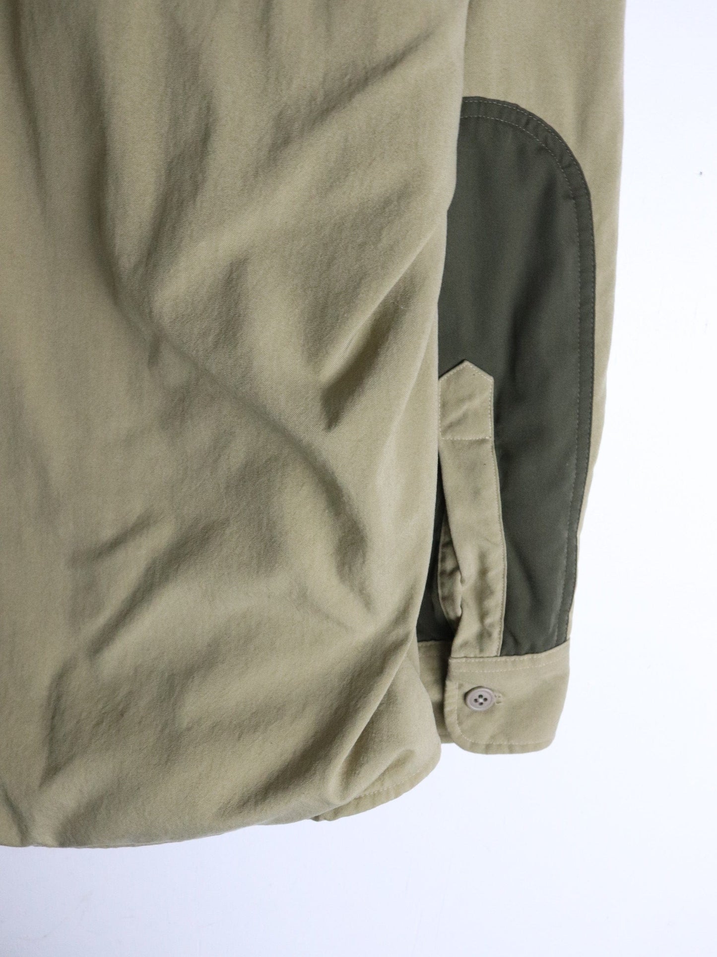 Vintage L.L. Bean Shirt Mens Medium Beige Lined from propervintagecanada