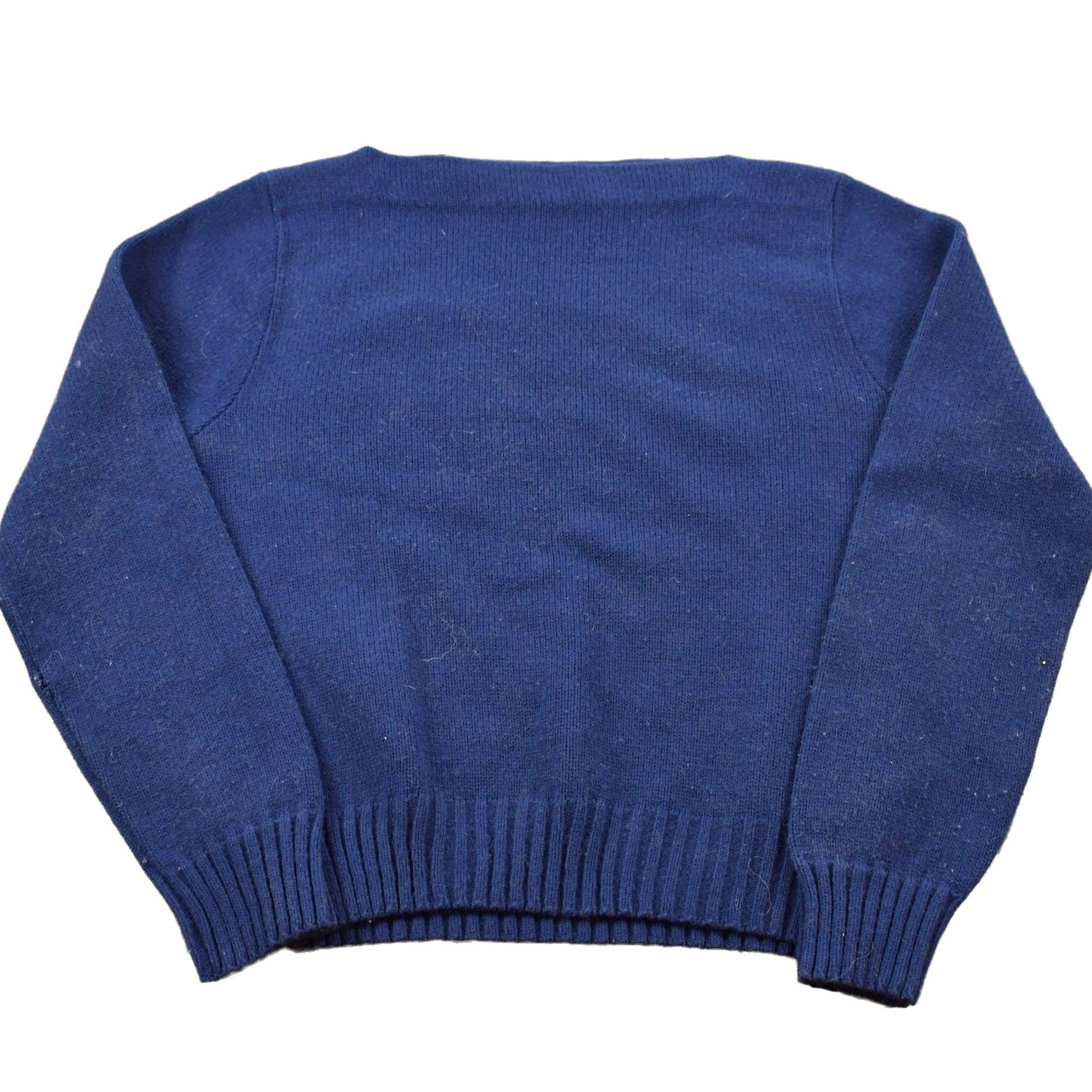 Vintage Lacoste Embossed Logo Knitted Sweater Women's XS from propervintagecanada