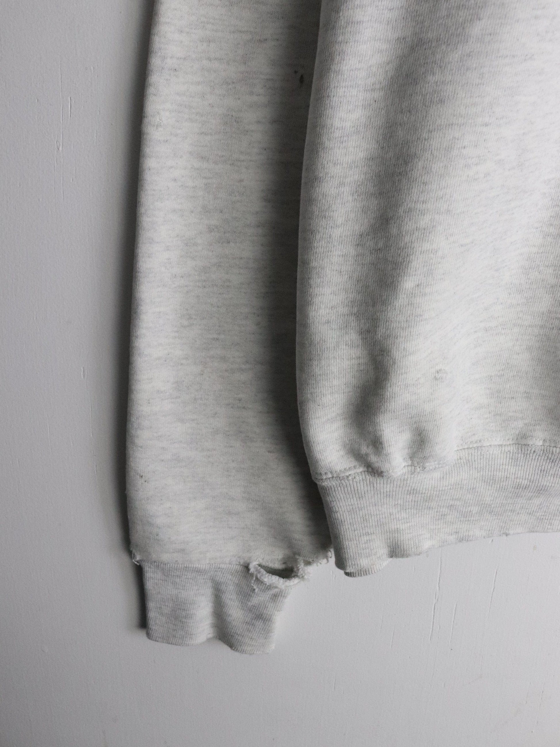Vintage Lacoste Sweatshirt Mens XL Grey Thrashed from propervintagecanada