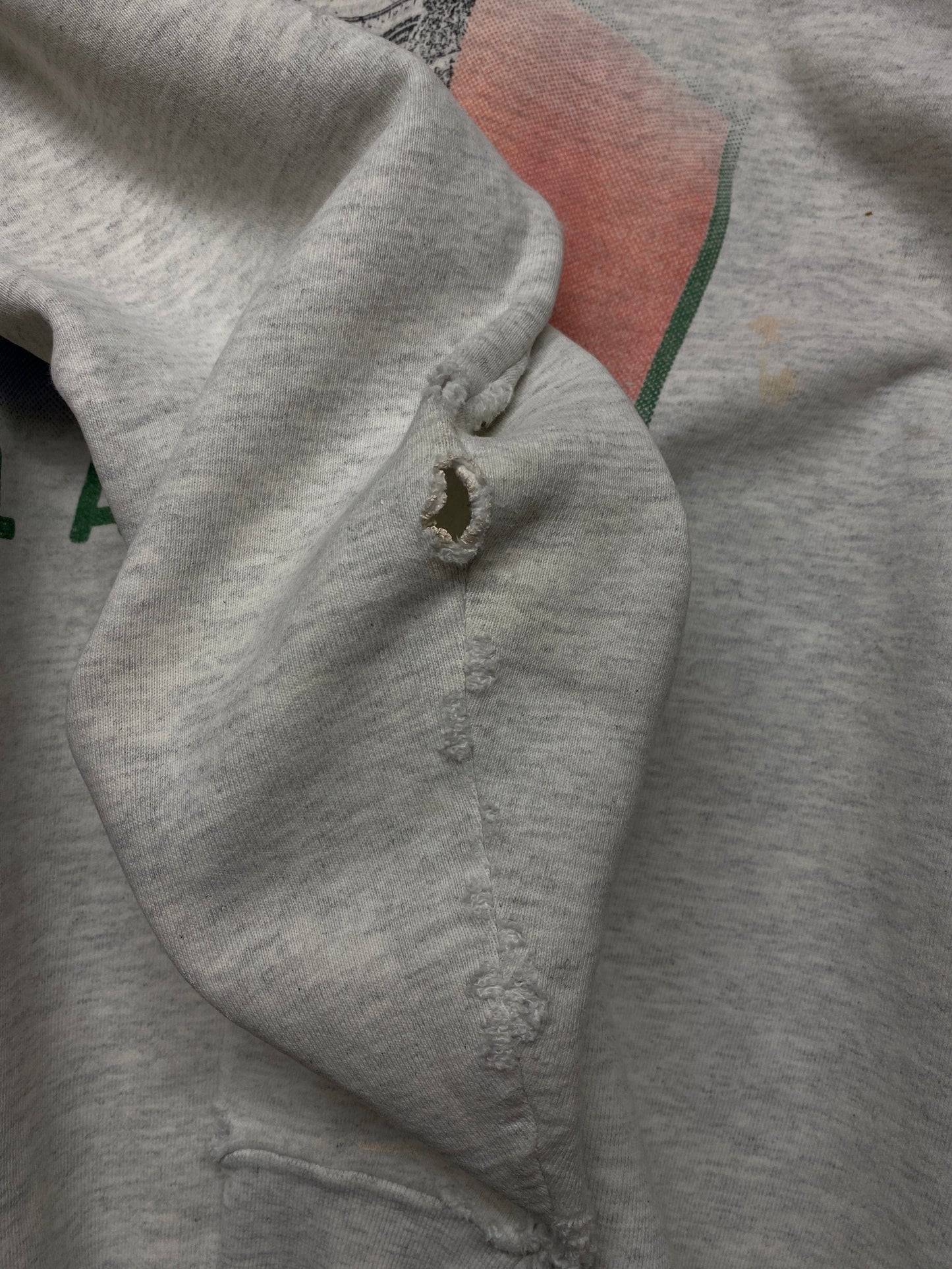 Vintage Lacoste Sweatshirt Mens XL Grey Thrashed from propervintagecanada