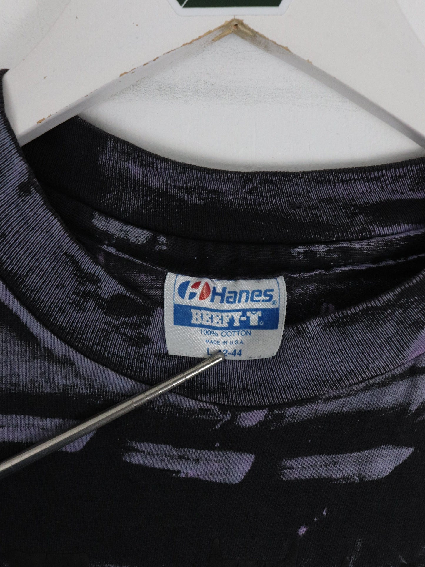 Vintage Lake Tahoe T Shirt Fits Mens Medium Black 90s Hanes Beefy