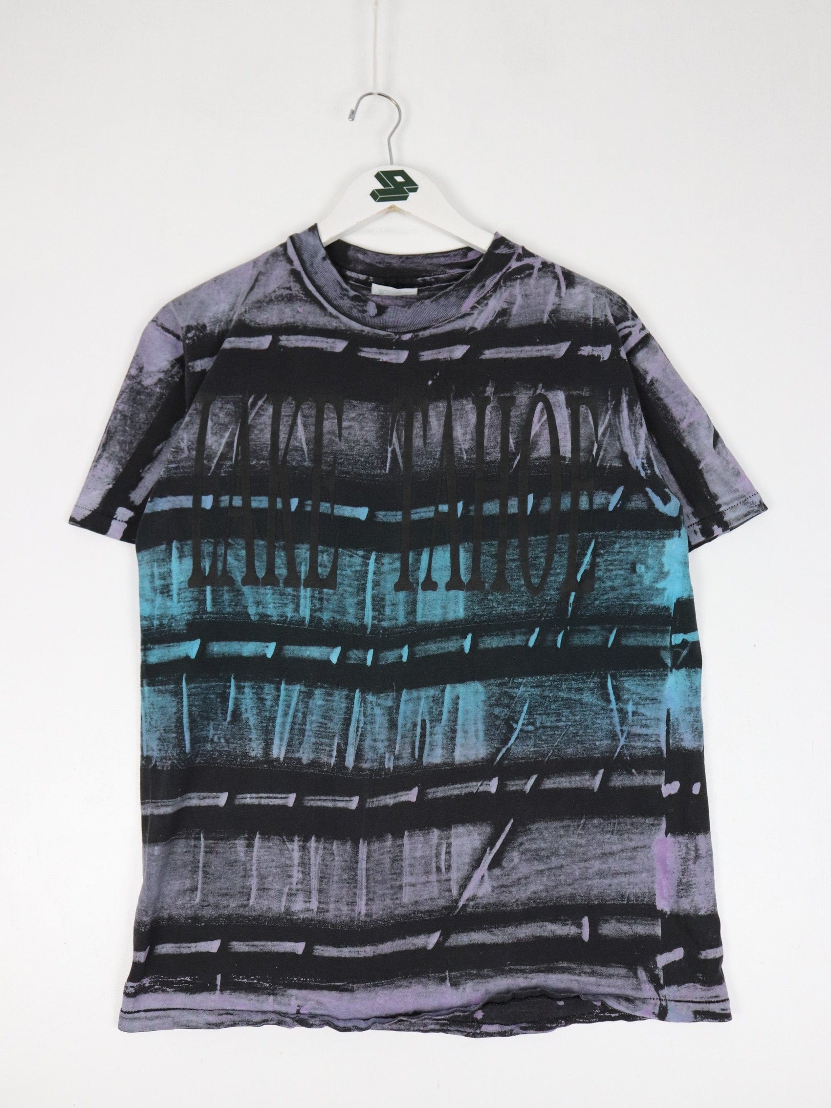 Vintage Lake Tahoe T Shirt Fits Mens Medium Black 90s Hanes Beefy from propervintagecanada