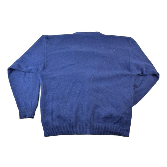 Vintage Lambswool Knit Cardigan Sweater 1990s Mens Large from propervintagecanada