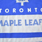 Vintage Late 80s Early 90s Starter Toronto Maple Leafs NHL Hockey Embroidered Crewneck Sweatshirt Men's Large from propervintagecanada