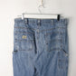 Vintage Lee Denim Jeans Mens 34 x 31 Blue Carpenter