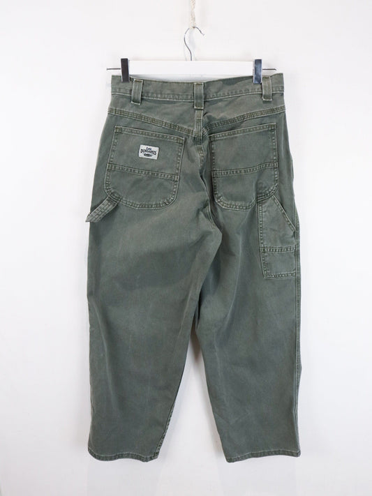 Vintage Lee Dungaree Pants Womens 9 Pet. Green from propervintagecanada