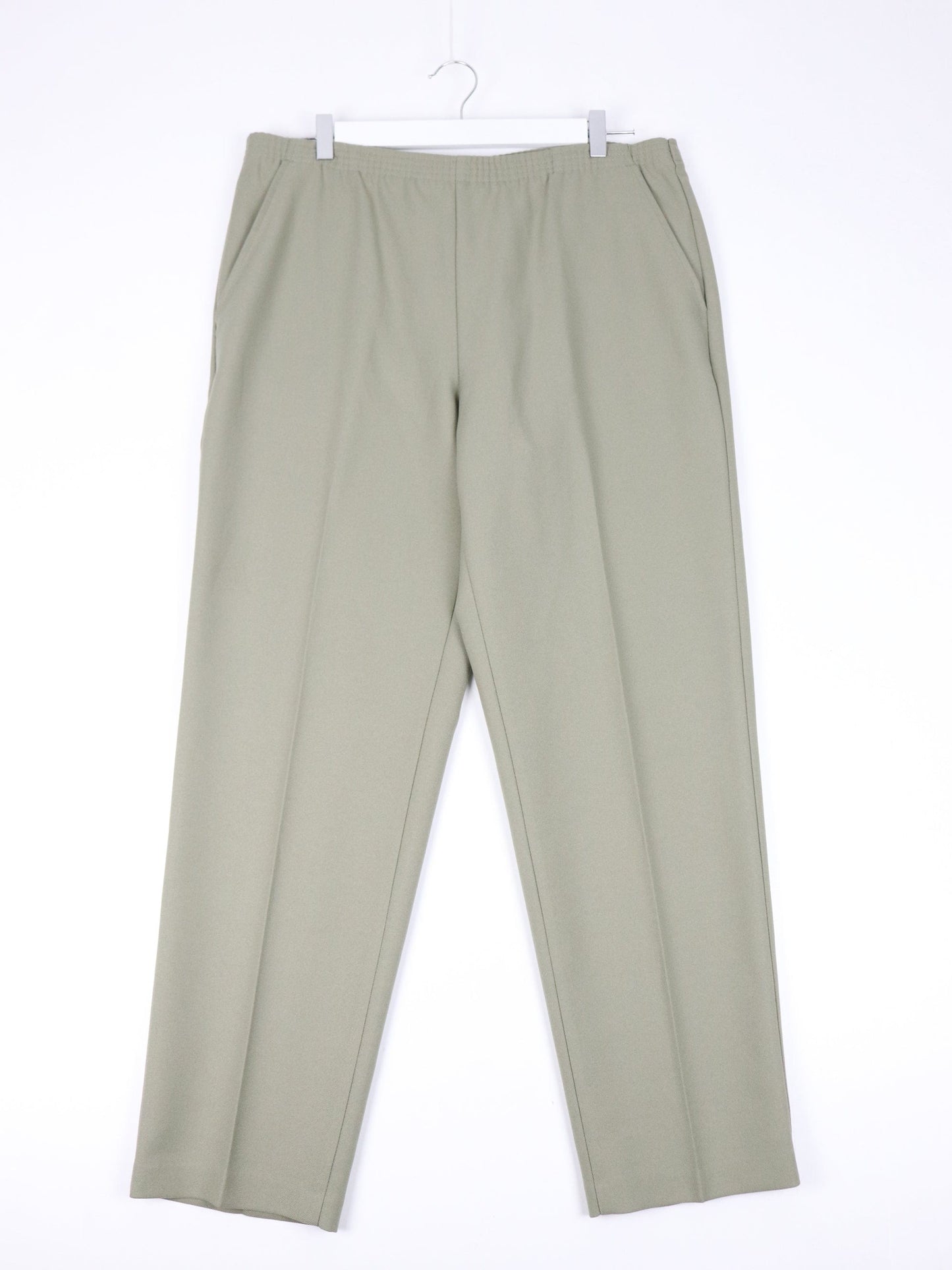 Vintage Levi's Bend Over Pants Womens 12 Green Pleated Causal Lightweight