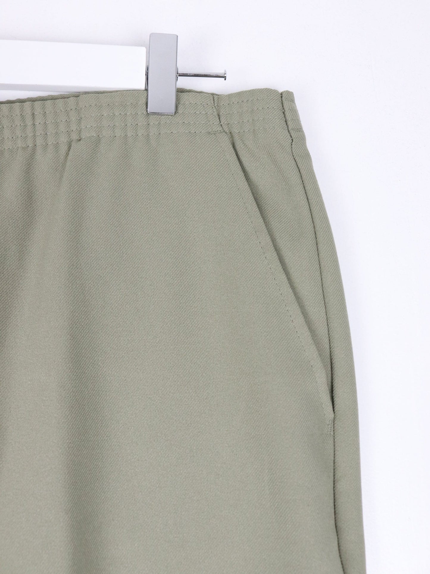 Vintage Levi's Bend Over Pants Womens 12 Green Pleated Causal Lightweight