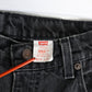 Vintage Levi's Denim Jeans Mens 27 x 31 Black 560 Loose Tapered from propervintagecanada