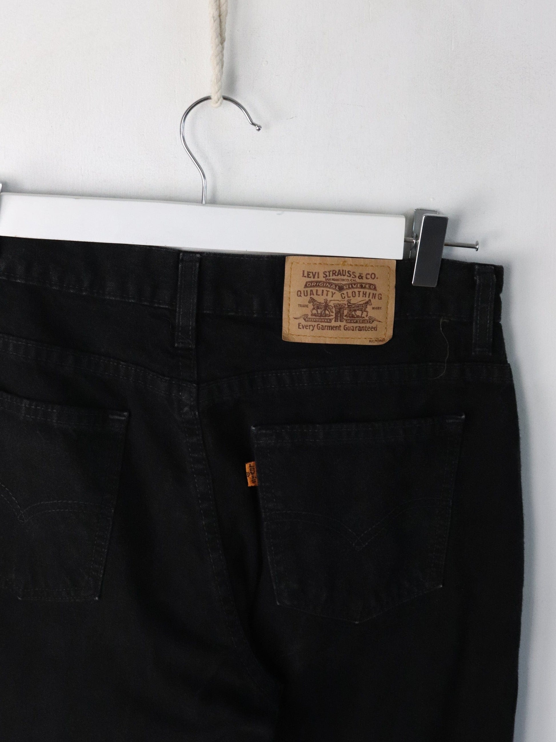 Vintage Levi's Denim Jeans Mens 30 x 26 Black