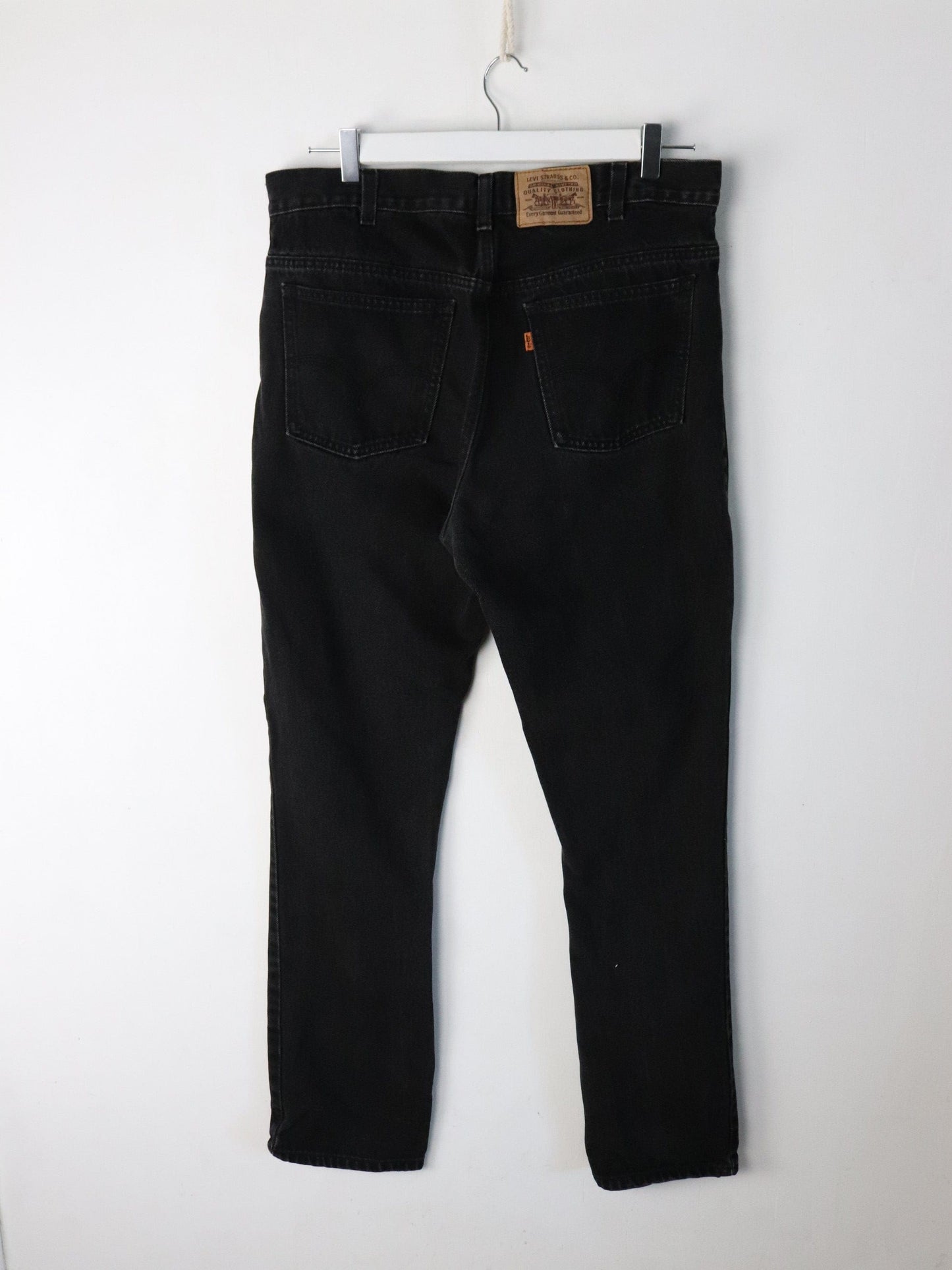 Vintage Levi's Denim Jeans Mens 34 x 32 Black Bootcut from propervintagecanada