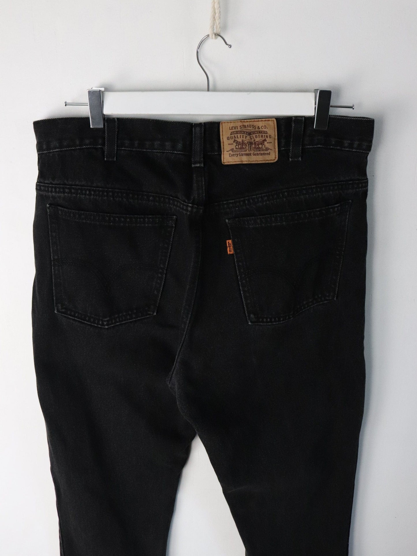 Vintage Levi's Denim Jeans Mens 34 x 32 Black Bootcut from propervintagecanada