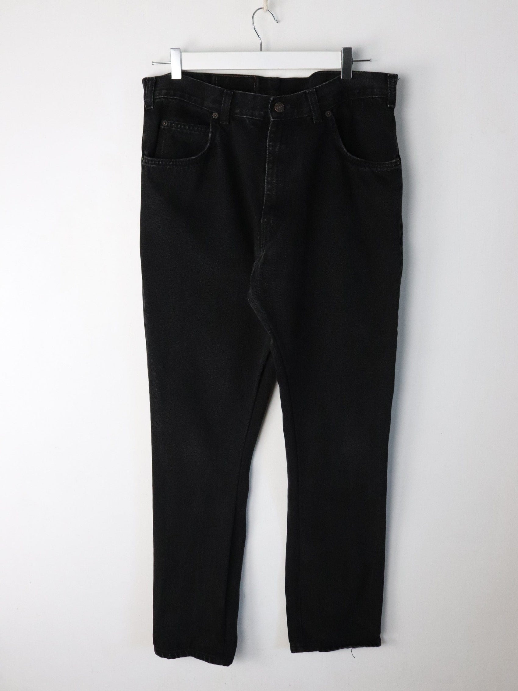 Vintage Levi's Denim Jeans Mens 34 x 32 Black Bootcut from propervintagecanada