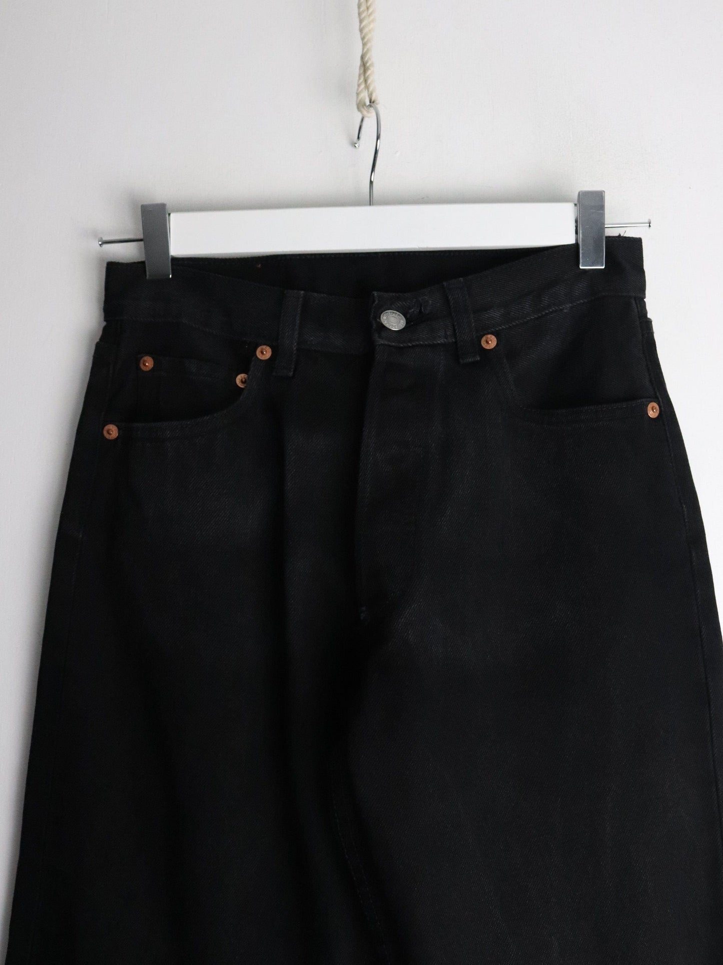 Vintage Levi's Pants Mens 26 x 32 Black Denim Jeans