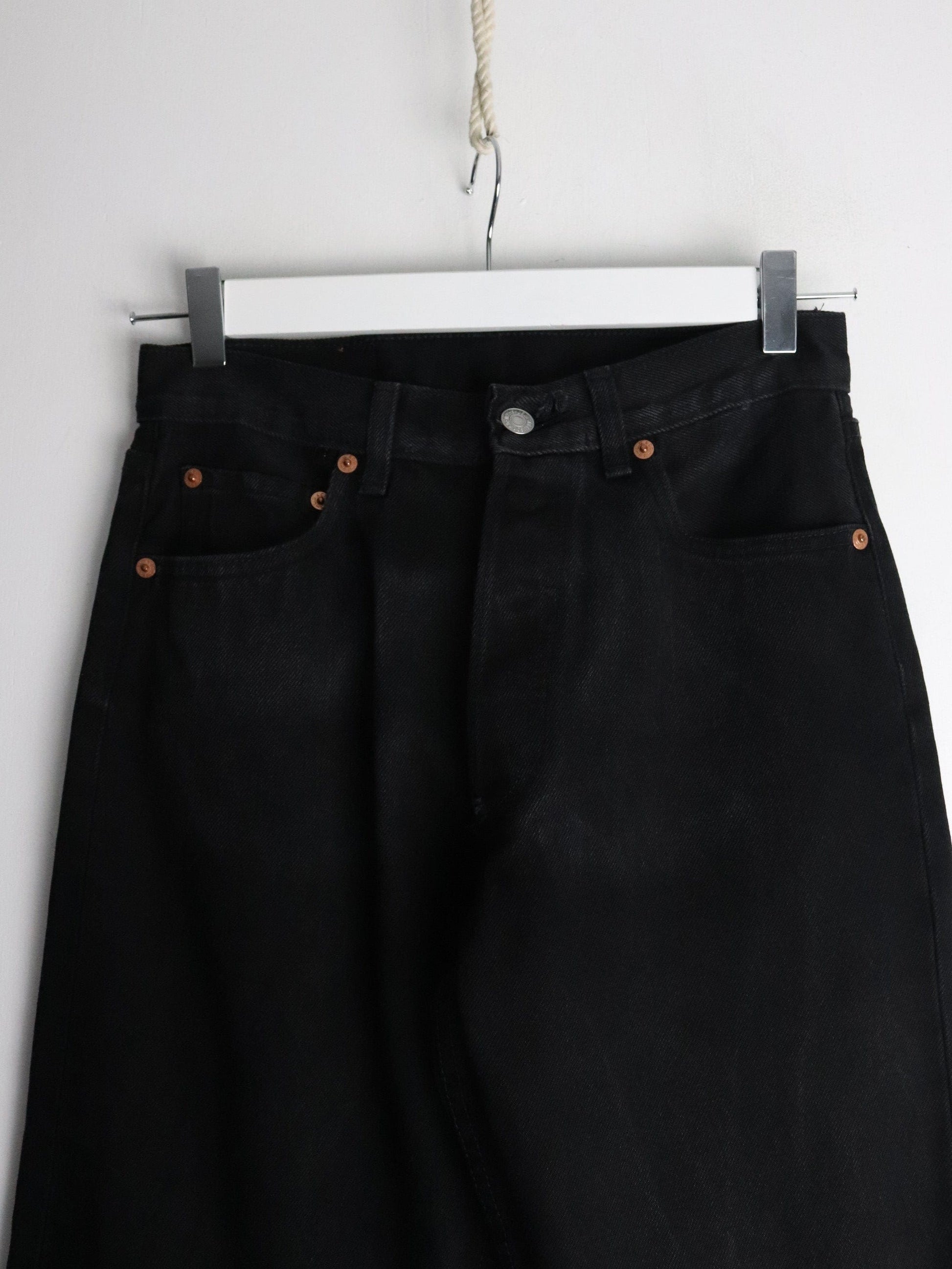 Vintage Levi's Pants Mens 26 x 32 Black Denim Jeans