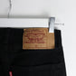 Vintage Levi's Pants Mens 26 x 32 Black Denim Jeans