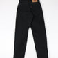 Vintage Levi's Pants Womens 4 Black Denim Jeans 550 Relaxed Tapered 25 x 28 from propervintagecanada