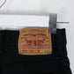 Vintage Levi's Pants Womens 4 Black Denim Jeans 550 Relaxed Tapered 25 x 28 from propervintagecanada