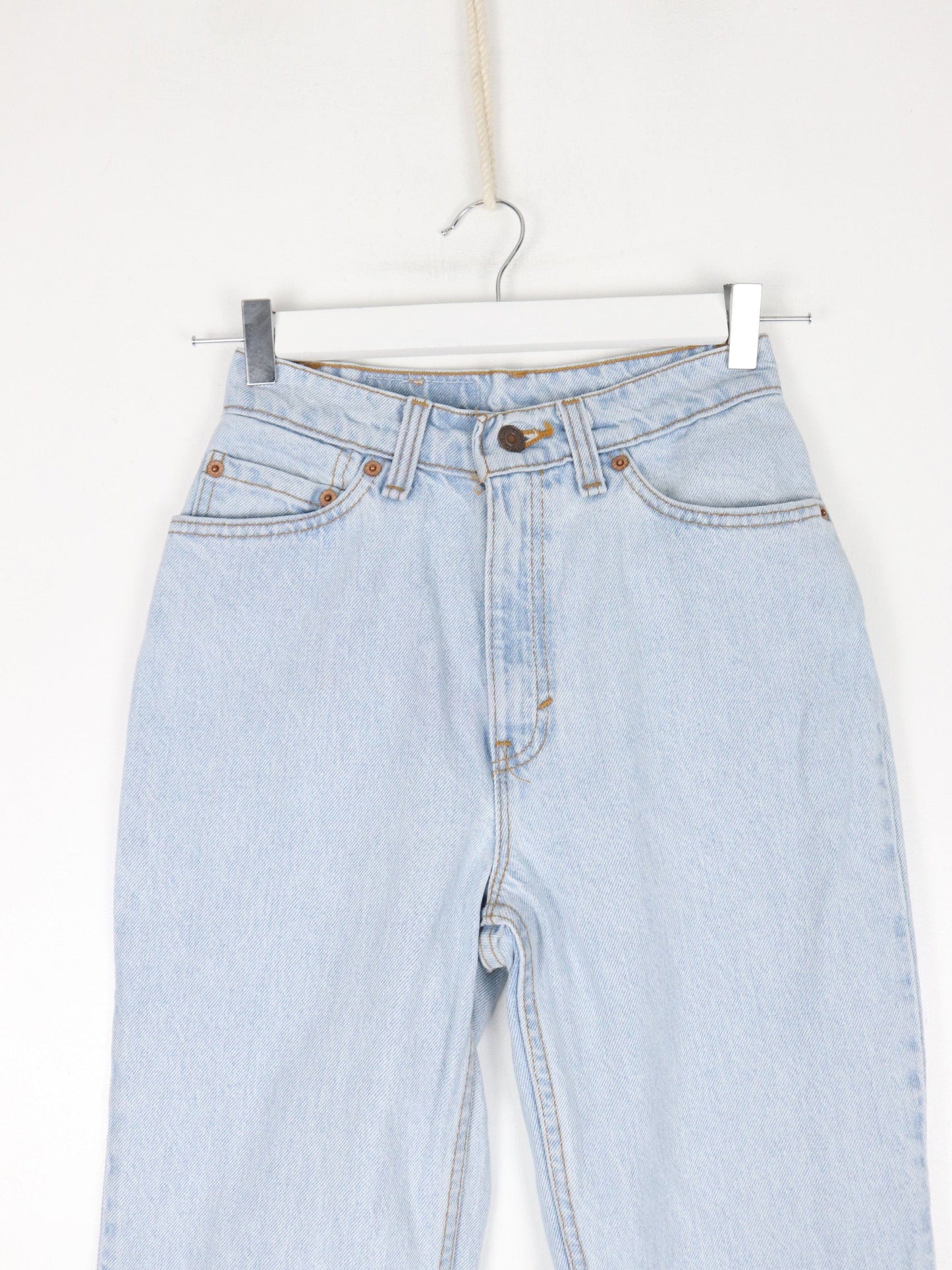 Vintage Levi's Pants Youth 5 Short Blue Denim Jeans 512 Slim Tapered 23 x 25 from propervintagecanada