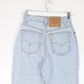 Vintage Levi's Pants Youth 5 Short Blue Denim Jeans 512 Slim Tapered 23 x 25 from propervintagecanada
