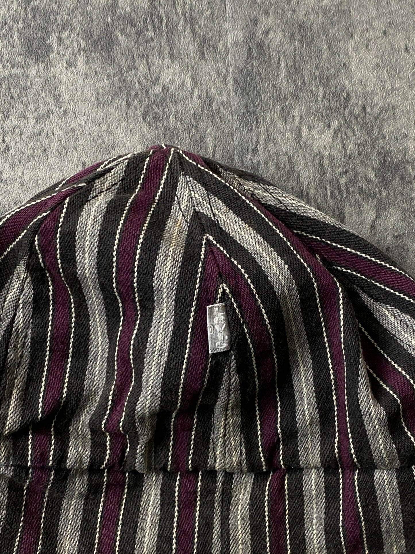 Vintage Levi's SilverTab Hat Cap Adult S/M Grey Brimless from propervintagecanada