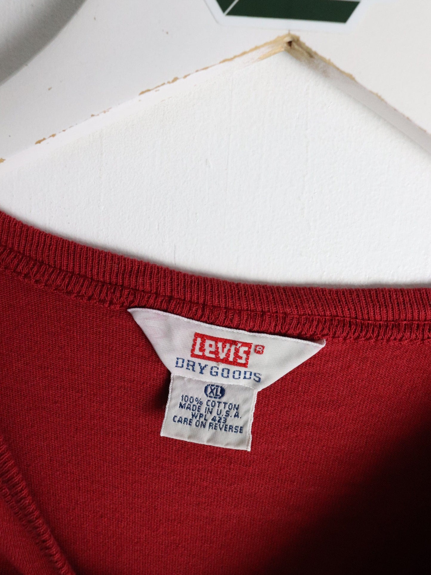 Vintage Levi's T Shirt Mens XL Red from propervintagecanada