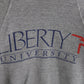 Vintage Liberty University Sweatshirt Mens Small Grey from propervintagecanada