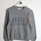 Vintage Liberty University Sweatshirt Mens Small Grey from propervintagecanada