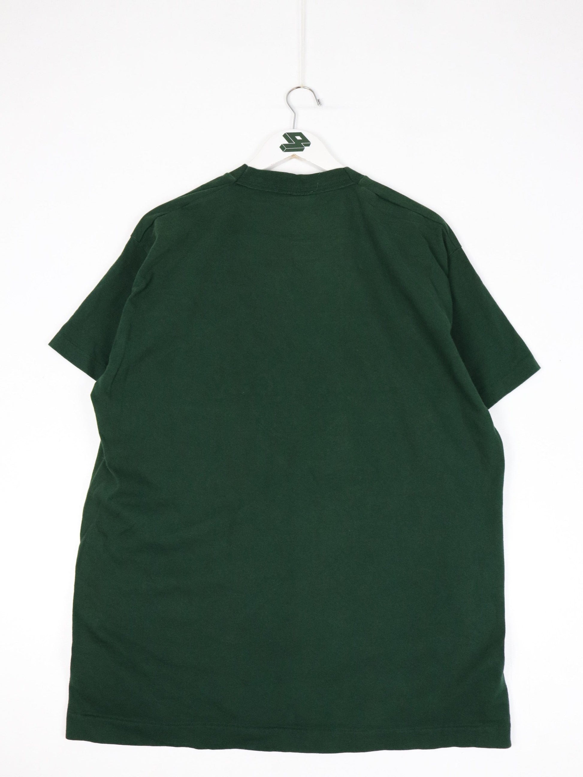 Vintage Looney Tunes T Shirt Mens Large Green Christmas Taz