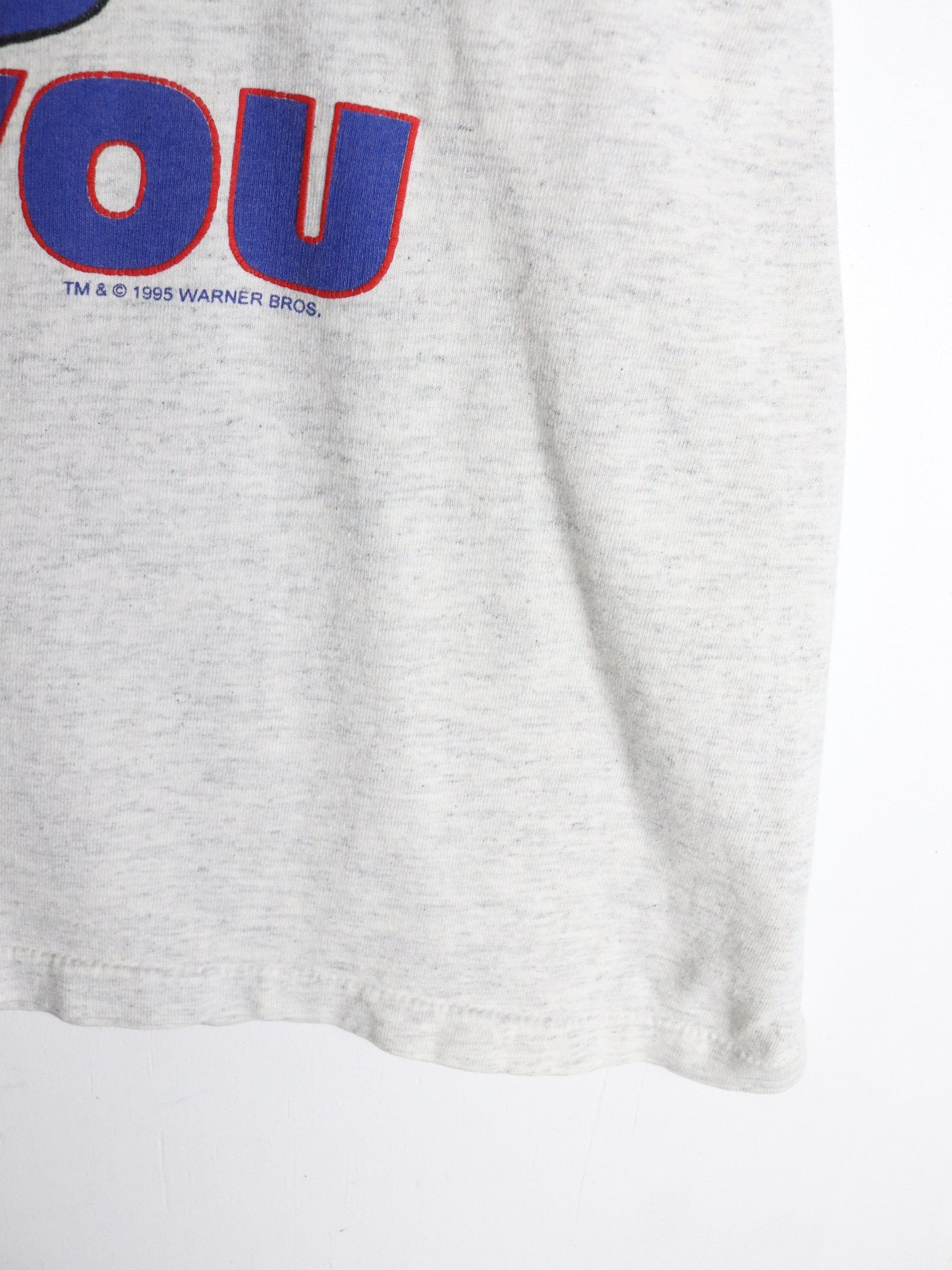 Vintage Looney Tunes T Shirt Mens Large Grey from propervintagecanada