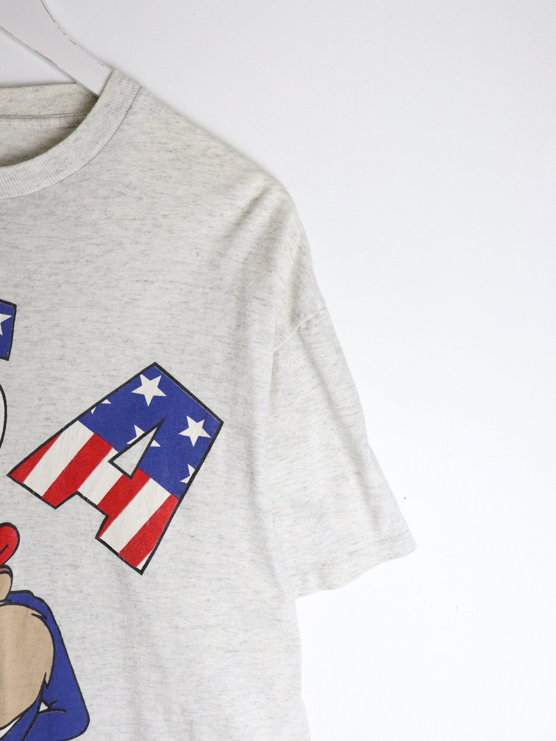 Vintage Looney Tunes T Shirt Mens Large Grey from propervintagecanada