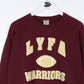 Vintage Lyfa Warriors Sweatshirt Mens Medium Red Football