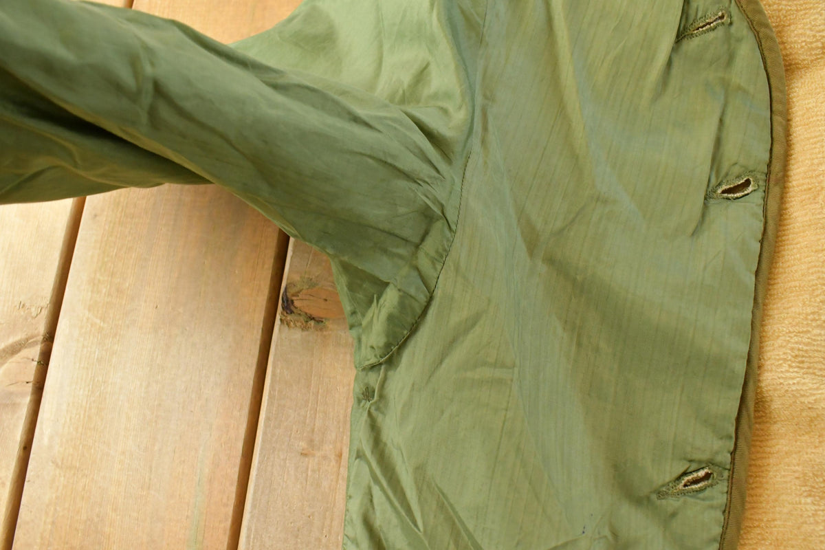Vintage M-1951 Field Liner Jacket Wool Lined Jacket Men's XS / 50s Army Liner / Militaria / True Vintage from propervintagecanada